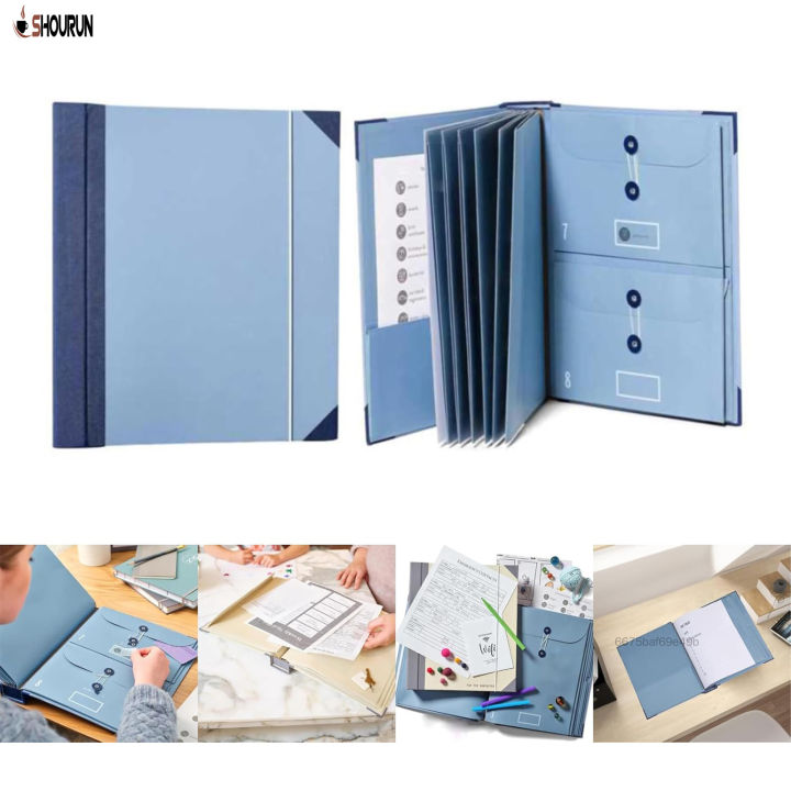 3rd Generation,Important Document Organizer, Folio Folders With Pockets