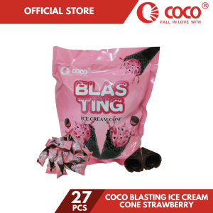 COCO Blasting Ice Cream Cone Strawberry 300g