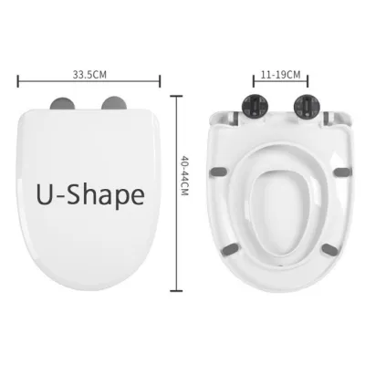 [SG Seller] 2 in 1 Adult Child Toilet Seat Cover with Potty Training Seat PP Material Double Family Toilet Lid
