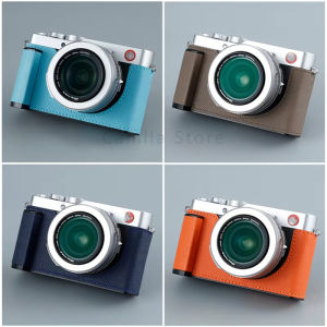 【NEW F】handwork Photo Camera Genuine leather cowhide Bag Body BOX Case For leica D-Lux7 D-LUX109 handgrip Protective sleeve box base