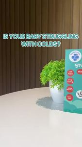 Tiny Buds Baby Achoo Choo Stick Ons (36 Stickers) - Set of 3 Stuffy Nose & Colds