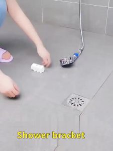 Silicone Shower Head Holder Powerful Suction Reusable Removable Wall Mount Suction Cup Shower cket Bathroom Accessories