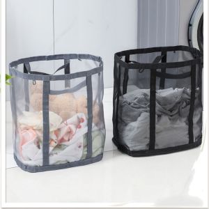 Large Premium Mesh Laundry Bag Multipurpose Storage Bag Organisation Transparent