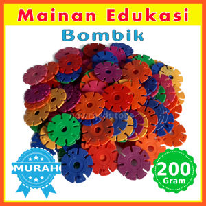 Mainan edukasi BOMBIK bunga tazos 200 gram
