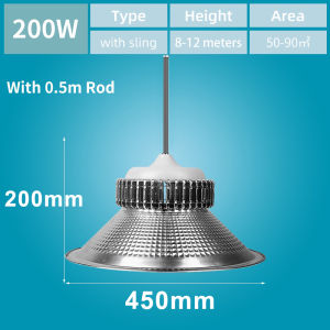 CHENBEN LED High Bay Light E27 Waterproof Super Bright Lighting For Warehouse Factory Garage Industrial Lamp Workshop Lights Indoor and Outdoor Ceiling Lights