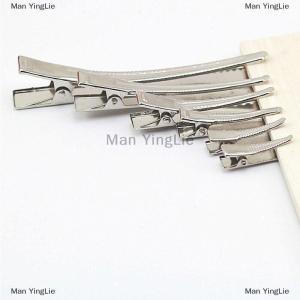[COD] Man YingLie 50pcs Metal Alligator Hair Clips Bow Teethed Barrette Crocodile Clamp DIY Clip