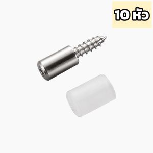 สกรูเหล็ก  ชุด 10 ชิ้น 20 ชิ้น / ฉากกั้นตู้ รองรับสกรู พร้อมปลอกยาง / ชั้นวางของตู้เสื้อผ้า  สกรูเหล็ก 1 ชิ้น / ฉากกั้นตู้ รองรับสกรู พร้อมปลอกยาง / ชั้นวางของตู้เสื้อผ้า