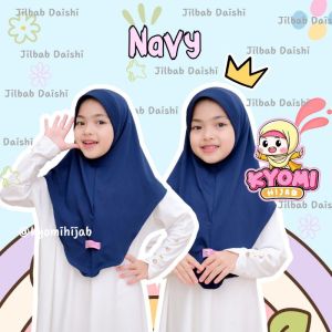 Hijab anak Daishi jilbab bergo sekolah spandek jersey 2-15 tahun
