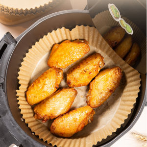 Air Fryer Disposable Paper Liners — Non-Stick Food-Grade Baking & Steamer Sheets
