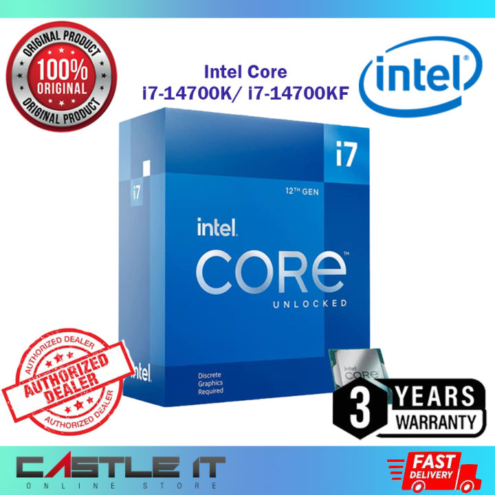 Intel i7 14700K / 14700KF 14th Gen Core i7 Processor 20 Cores 28 ...