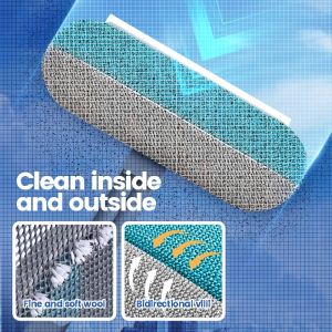 4 in 1 Washable Window Screen Brush Dust Cleaning Brush Scrub Window Brush Home Artifact Cleaning Tool