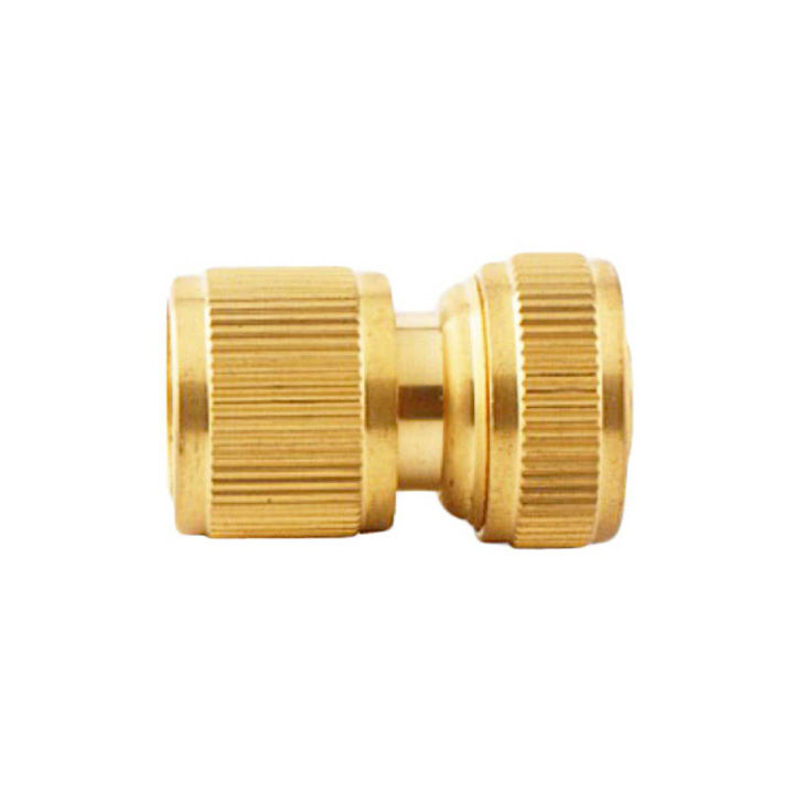 KARTEN ข้อต่อสายยางมีวาล์ว ทองเหลือง รุ่น HN2006