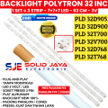 BACKLIGHT TV LED POLYTRON 32 INC PLD 32D905 32D900 32T700 32T768 LAMPU BL 7K 3V 7 KANCING 7LED 7K PLD32D905 PLD32D900 PLD32T700 PLD32D768 POLYTRON PLD-32D905 PLD-32D900 PLD-32T700 PLD-32D768 32INCH 32IN 32INC LAMPU BL 7 LAMPU LED INCH IN. 