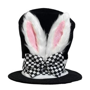SWEET Funny Easter Bunny Cosplay Props Party Realistic Rabbit Ear Hat Casual Plush Easter