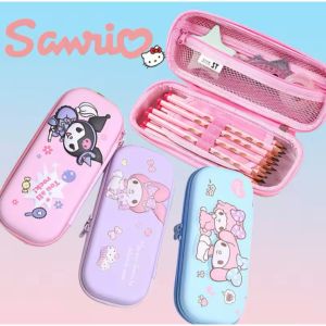Kotak Pensil 3D Kuromi Premium box gambar Kuromi Melody Sanrio Tempat Pensil 3D Gambar Lucu Timbul anti air waterproof