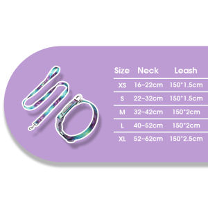 HamshMoc Dog Collar Leash Combo Quick Snap No Tangle Rotation Attachment Ready Skin Safe