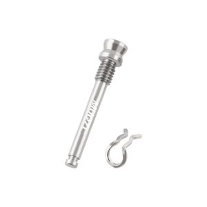 RGFV Pins Spring Clips Disc Brake Pad Bolts Titanium M426mm Bicycle Disc Brakes Screws Mounting Screws with Fixing Clip Bicycle Disc Brake Fixing Screw Road MTB