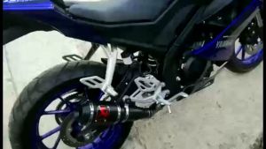 KNALPOT RACING AKRAPOVIC GP M1 LORENZO BLACK VIXION R15 V2 V3 SATRIA FU CBR150R NMAX AEROX VARIO PCX