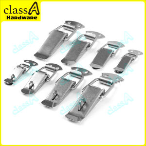 ClassAHW Stainless Steel Spring Loaded Toggle Case Box Latches Catches Hasps Clamps Car Bumper Bonnet Mudguard Kereta