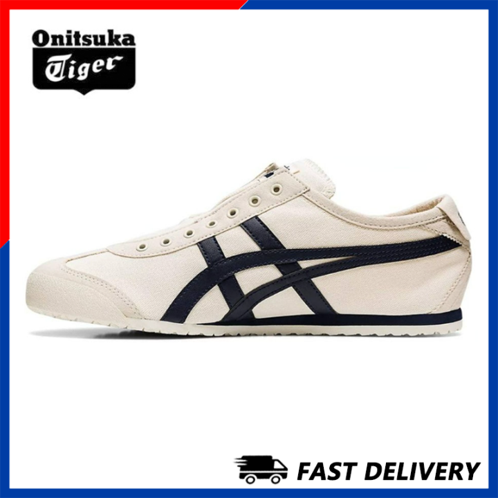 【Holiday Promotion！！】Onitsuka Tiger shoes Mexico 66 slip-on Men's and  women's sports shoes casual shoes beige Lazada PH