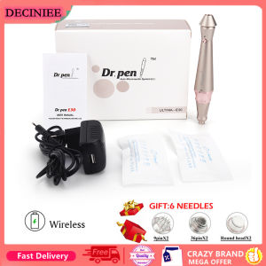 Dr Pen E30 With 8 Pcs Need-lesHead Ultima E30 Professional Derma Pen Wired Model dr pen Electric Mircroneed-ling Pen Mesotherapy TatooMachine