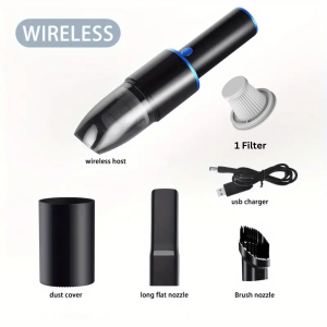 DEZA Powerful Mini Vacuum Cleaner Portable Rechargeable Wireless Handheld Cordless Vacuum Car Vacuum Cleaner