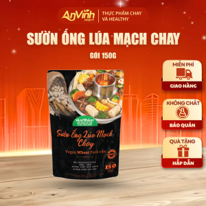 Sườn Ống Lúa Mạch Chay An Nhiên 150g Thực Phẩm Chay Dinh Dưỡng Thuần Chay Đồ Ăn Chay Thực dưỡng