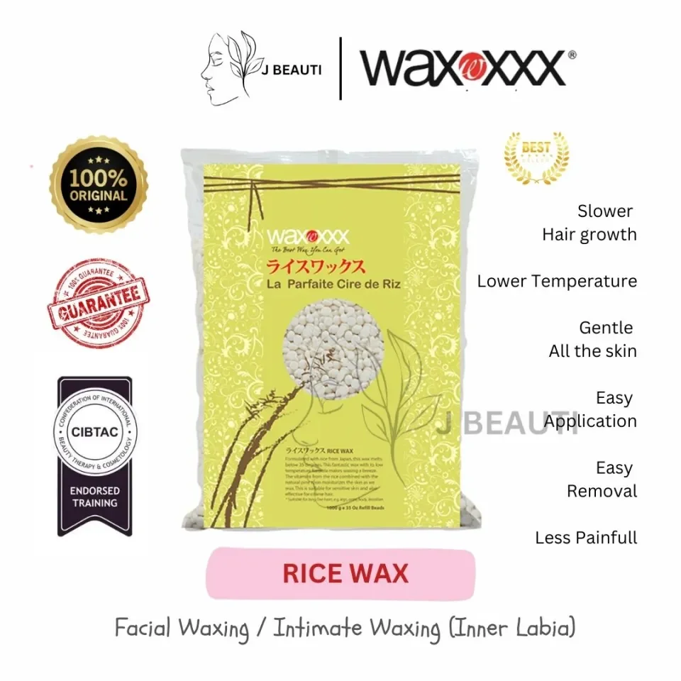 WAX@XXX Rice Wax (1kg) Facial Waxing/Intimate Waxing/Inner Labia |  法国进口专业蜡豆除毛～身体各部位/脸部除毛/敏感肌肤部位| Lazada