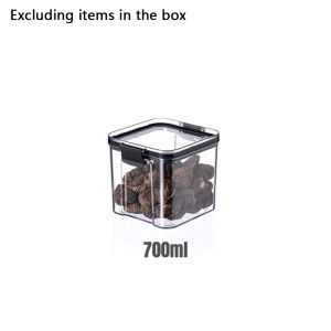 VIVOLILV （Delivery 2-3 days） 🔥🔥 5pcs 460-1800ml transparent storage container square sealed plastic food container coarse grain and dried fruit preservation box