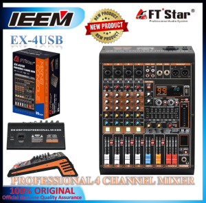 EX-4USB professional 8-channel mixer professional power amplifier mixer FT STAR