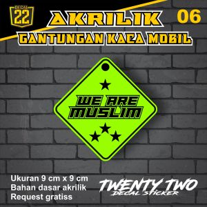 Variasi Gantungan Kaca Akrilik Bebas Custom Mobil dan Truck 06