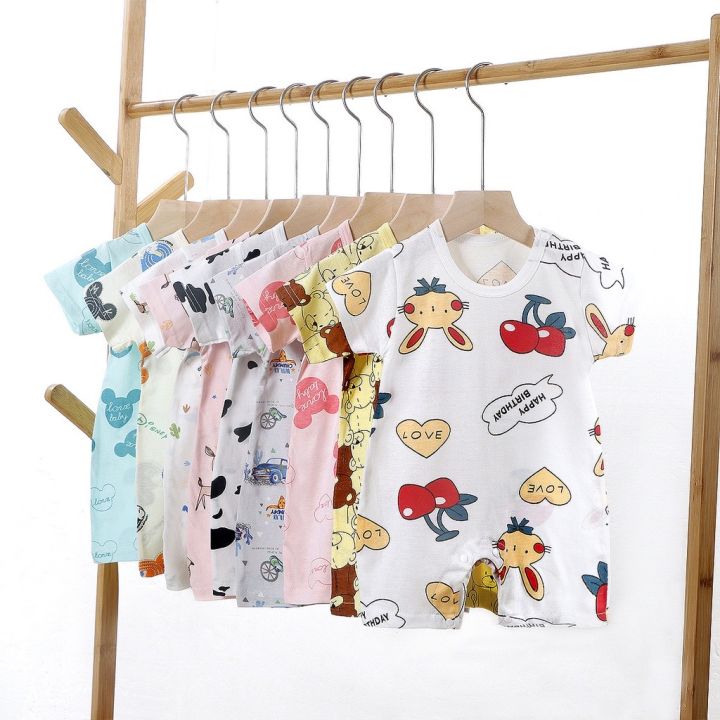 Cartoon Cotton Baby Romper Baby Onesies Baby clothes JJ Short Romper