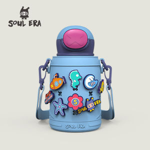 Local Delivery ORIGINAL SOUL ERA Hole Hole Vacuum Mug Water Bottle High Quality Insulated Cup Stainless Steel Thermal Flask Water Tumbler with Jacket
