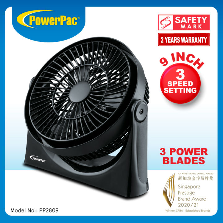 PowerPac PowerPac Air Circulator Fan, High Velocity Fan, Desk Fan 9 Inch (PPP2809) Lazada