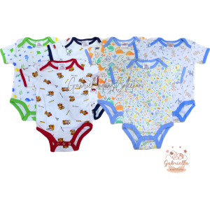 Romper Bodysuit Onesie Cotton Newborn Baby Clothes for Girl and Boy | Gabriella Infants Collection