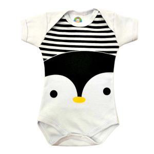 Thân em bé in hình động vật công viên động vật hoang dã khủng long đối thủ và chủ đề - 100% cotton HQXN