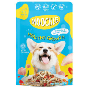 All Stages 85g Adult Puppy Moochie Wet Dog Food Pouch Casserole with Unique Benefits