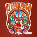 Hard Rock Cafe Artwork on Soft Premium 100% Cotton Tee from Fruit of the Loom ~ Pittsburgh. 