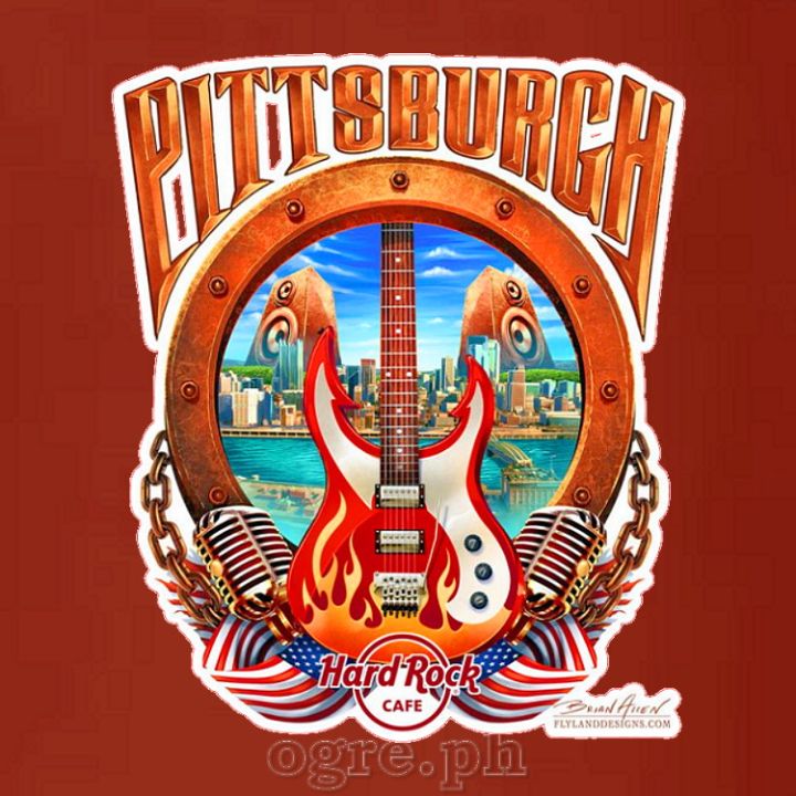 Hard%20Rock%20Cafe%20Artwork%20on%20Soft%20Premium%20100%25%20Cotton%20Tee%20from%20Fruit%20of%20the%20Loom%20~%20Pittsburgh%20-%20Image%203