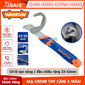 Cờ lê vạn năng 23-32mm WADFOW cờ lê một đầu miệng mạ crom tay cầm hai màuchính hãng