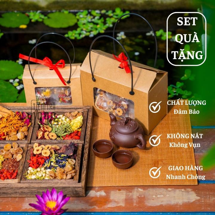Trà thảo mộc làm quà tặng, trà thảo dược giảm cân, đẹp da, chống lão ...