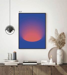 Hiasan Dinding Abstrak Jumbo Frameblock Poster Kamar - Wirar Store