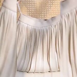 High Flowing Sheer Skirt for Women 2025 Spring Summer New A-Line Half Length Sheer Flowing Midi Skirt