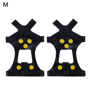 10 Spikes S M L XL Ice Snow Spikes Silicone Universal Outdoor Safety Anti-Ski Ice Climbing Shoes Spikes Grips Crampons Spike Overshoes