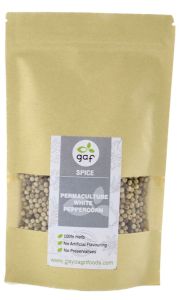 [GAF] Gayo Permaculture White Peppercorn / Biji Lada Putih Permakultur - 150g