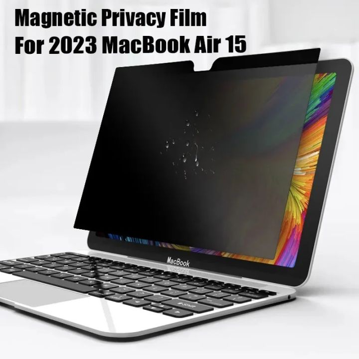 Magnetic Anti-spy Screen Protector Film For 2023 Macbook Air 15 M2
