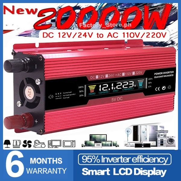 ️ Intelligent Cooling ️】 20000W Original Power inverter Converter Solar ...