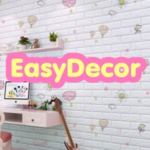 วอลเปเปอร์ติดผนัง 3 มิติ ขนาด 70*77cm. สติ๊กเกอร์ติดผนัง 3D ตกแต่งห้อง Wallpaper 3D วอลล์เปเปอร์ลายอิฐ