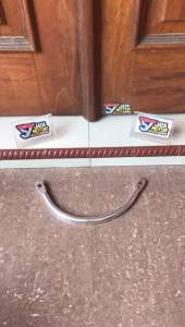 Klem dudukan gantungan pangkon knalpot nalpot racing model c cb gl megapro kualitas oke punya