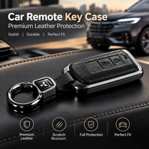 Car Remote Leather Key Case Cover Accessory Mitsubishi Xpander Montero Triton Mirage Montero Strada